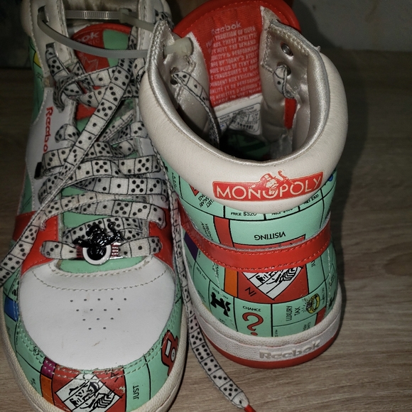 reebok monopoly shoes